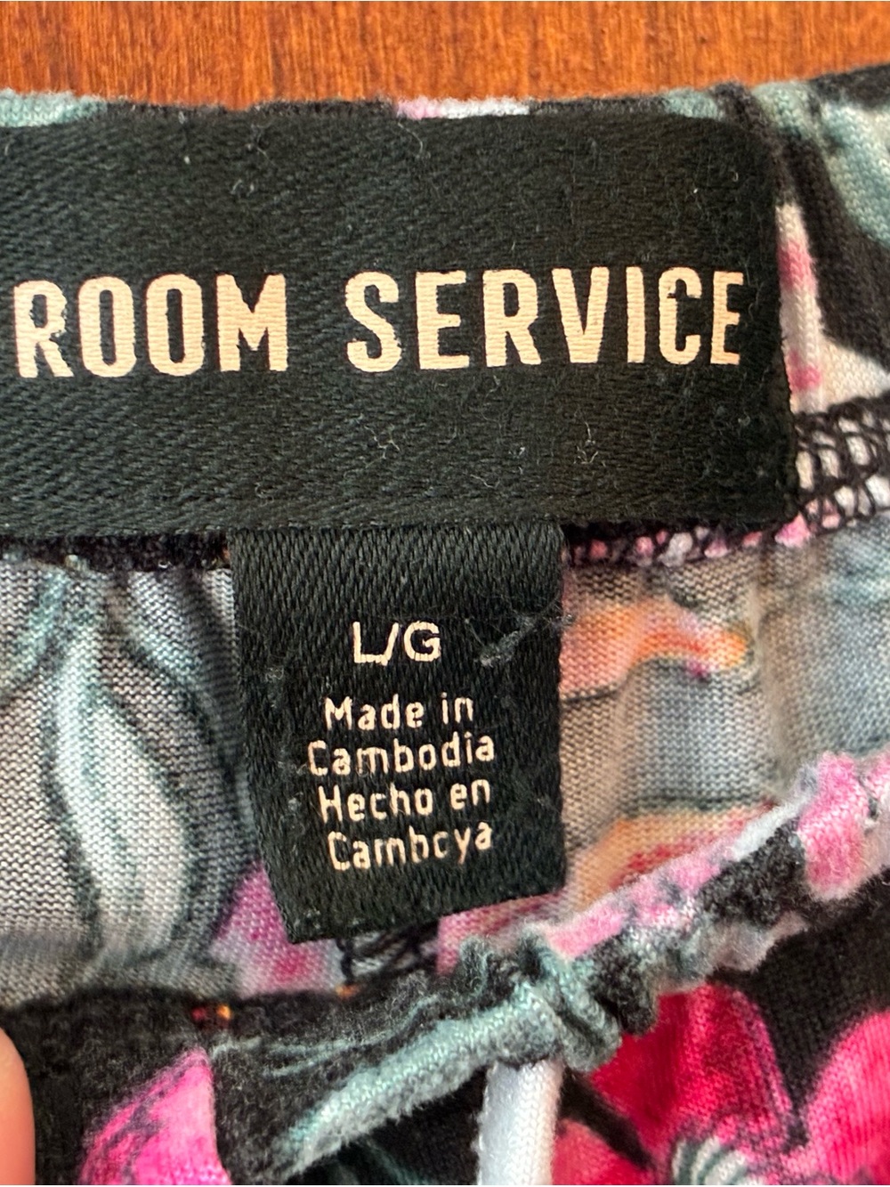 Room Service dark Cottagecore Floral Pajama Set cozy grandmacore - Picture 3 of 6